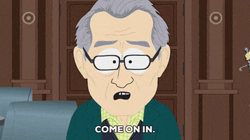 old man hello GIF by South Park 