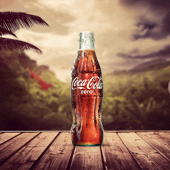 cocacolaisland sloth coca-cola coke zero GIF