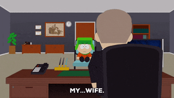 kyle broflovski office GIF by South Park 