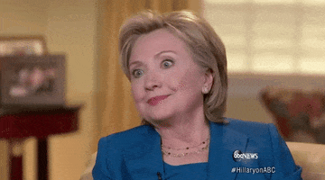Hillary Clinton Nod GIF