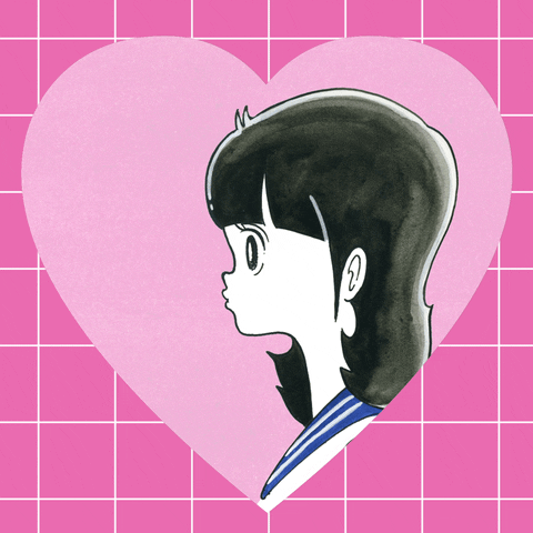 School Girl Heart GIF by Satoshi Jimbo