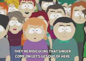 flute angry mob GIF by South Park 