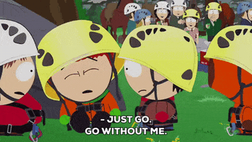 eric cartman safety helmet GIF by South Park 