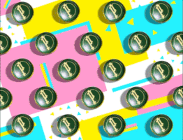 colors cap GIF by Perrier