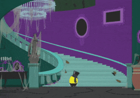 stairs running GIF by South Park 