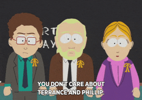 exclaiming GIF by South Park 