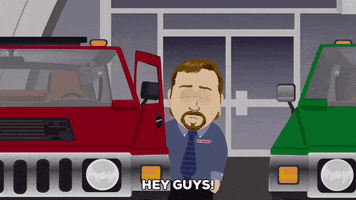door running GIF by South Park 