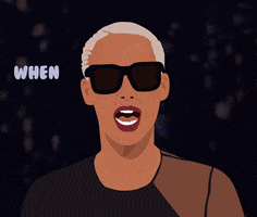 No Means No Amber Rose GIF by Julie Winegard