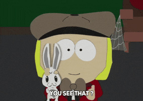 rabbit wondering GIF by South Park 