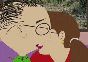 kissing mr. mackey GIF by South Park 