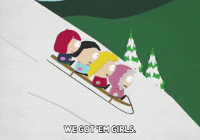 sledding wendy testaburger GIF by South Park 