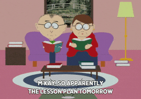mr. mackey reading GIF by South Park 