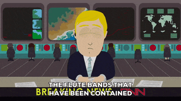 breaking news newscaster GIF by South Park 