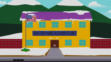 school waving flag GIF by South Park 