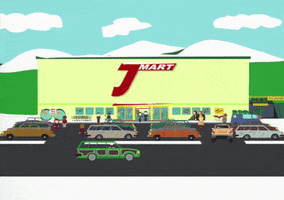 mall parking lot GIF by South Park 