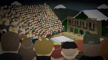 wrestling ring GIF by South Park 