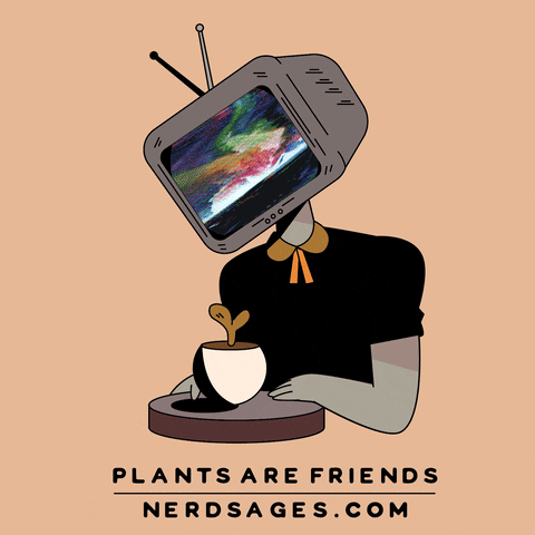robot plants GIF by Kaylee Dart