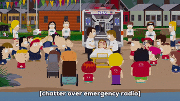 crowd emergency GIF by South Park 