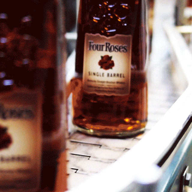 cocktail bottling GIF by Four Roses Bourbon