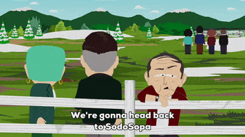 fusion elderly talk GIF by South Park 