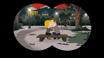 creeper making out GIF by South Park 