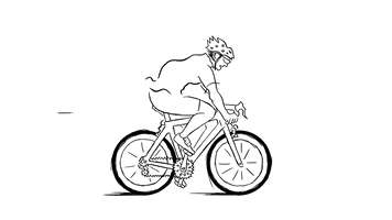 Bike Biking GIF by Cosme Studio