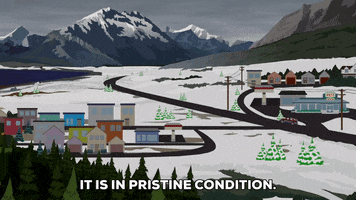 snow driving GIF by South Park 