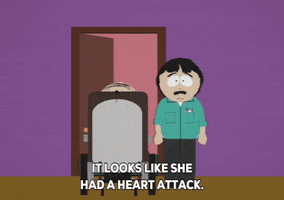 heart attack eww GIF by South Park 