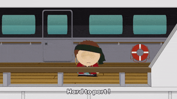 stan marsh boat GIF by South Park 