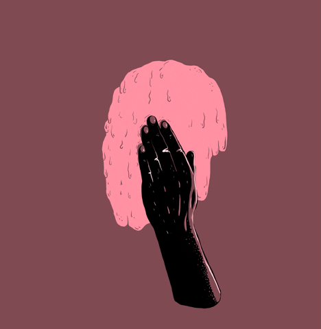 pink hand GIF by Meph