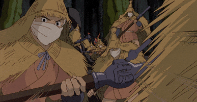 Hayao Miyazaki GIF by Princess Mononoke
