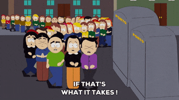 crowd waiting GIF by South Park 