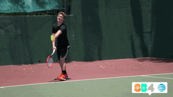 tennis serve GIF by @SummerBreak