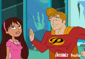 high five the awesomes GIF by HULU