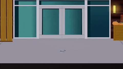 puerta temblorosa GIF por South Park 