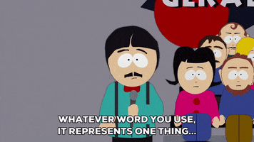 talking tv host GIF by South Park 