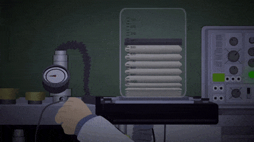 machine moving GIF by South Park 