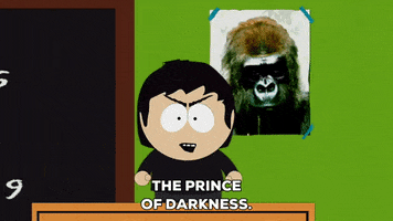 poster informing GIF by South Park 