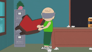angry teacher GIF by South Park 