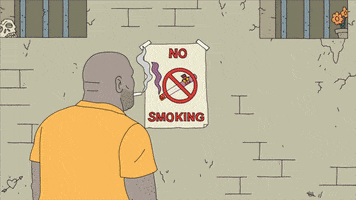 no smoking super jail GIF by Adult Swim