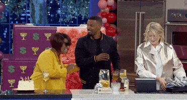 martha and snoops potluck dinner party dancing GIF by VH1