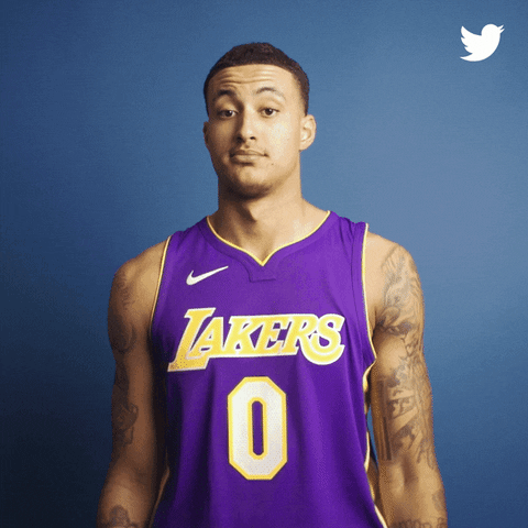 Los Angeles Lakers Shrug GIF by Twitter