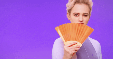 UseFormat fashion purple fan commercia GIF