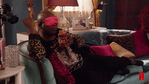 Titus Andromedon Drinking GIF by Unbreakable Kimmy Schmidt - Find & Share on GIPHY