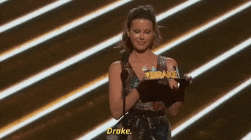 kate beckinsale drake GIF by Billboard Music Awards