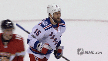 new york rangers glass GIF by NHL