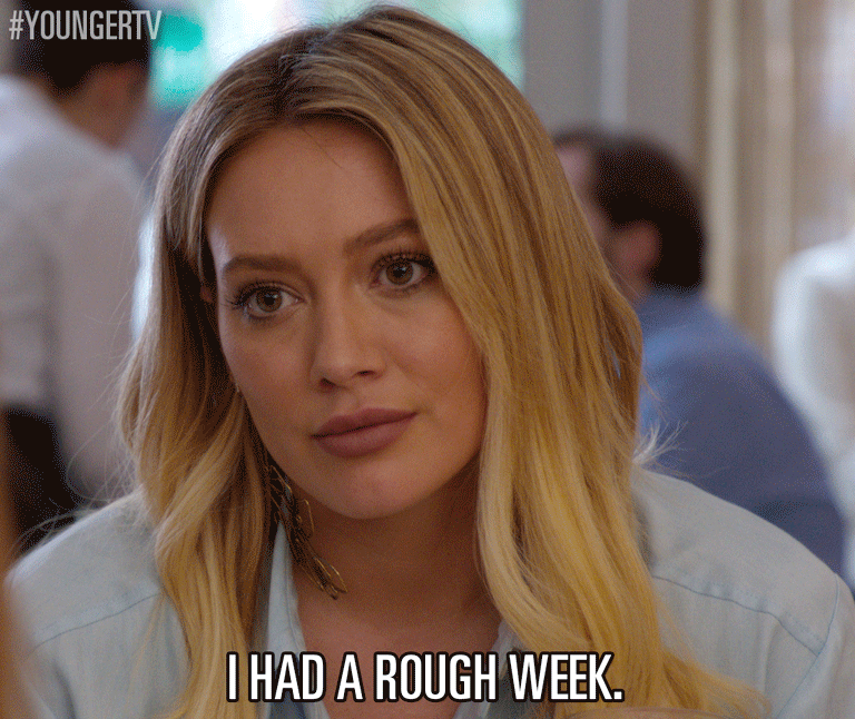 Tv Land Rough Week GIF by YoungerTV
