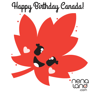 nenaland canada maple leaf canadaday nenaland GIF