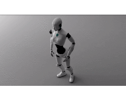 3ddud3 3d robot robotics rendering GIF
