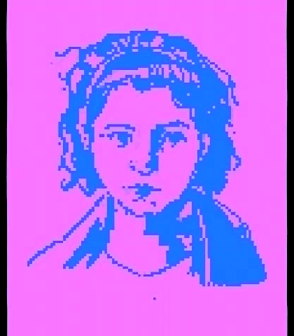 andrismagyar art girl glitch glitchart GIF